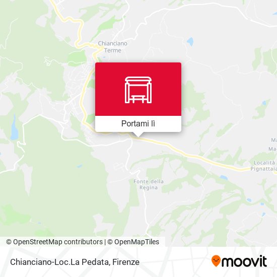 Mappa Chianciano-Loc.La Pedata