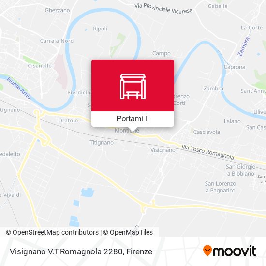 Mappa Visignano V.T.Romagnola 2280