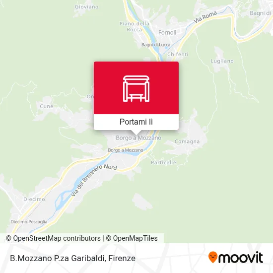 Mappa B.Mozzano P.za Garibaldi