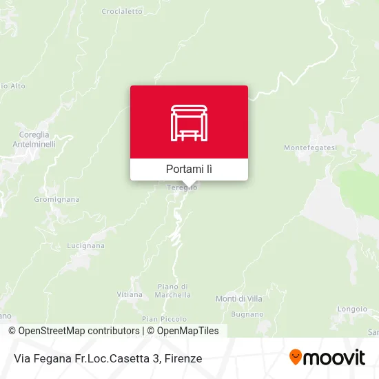 Mappa Via Fegana Fr.Loc.Casetta 3