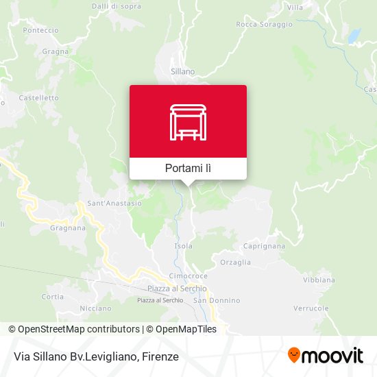 Mappa Via Sillano Bv.Levigliano