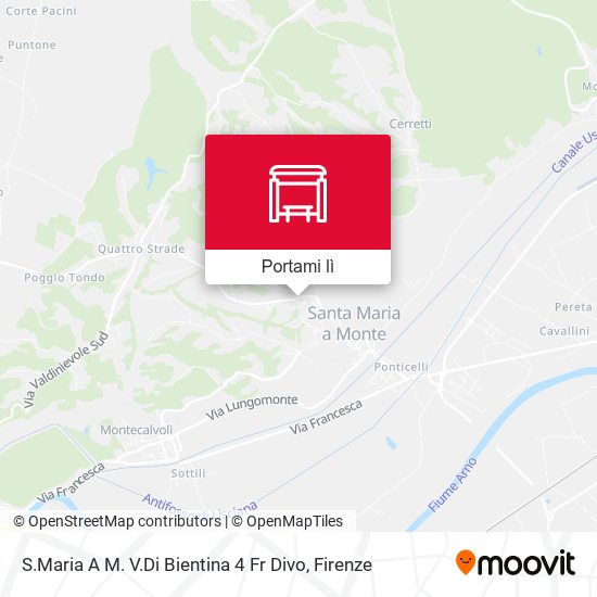 Mappa S.Maria A M. V.Di Bientina 4 Fr Divo