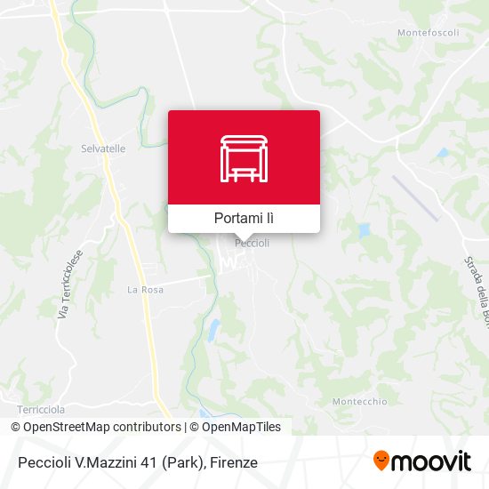 Mappa Peccioli V.Mazzini 41 (Park)