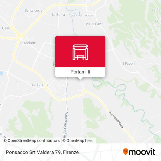 Mappa Ponsacco Srt Valdera 79
