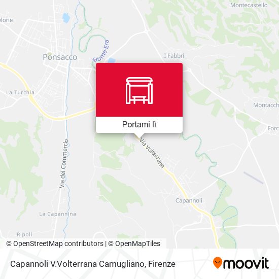 Mappa Capannoli V.Volterrana Camugliano