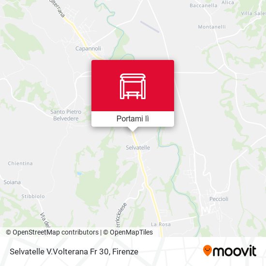 Mappa Selvatelle V.Volterana Fr 30