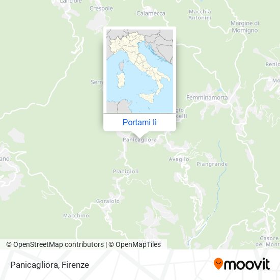 Mappa Panicagliora