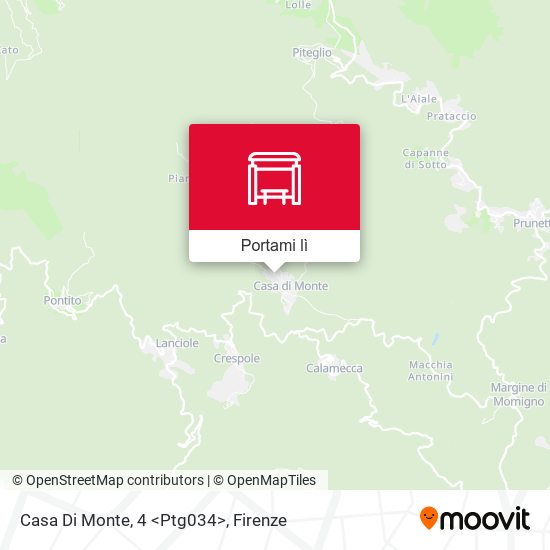 Mappa Casa Di Monte, 4 <Ptg034>