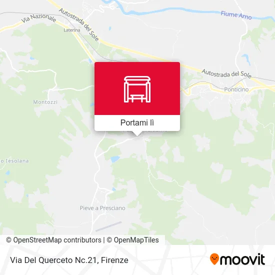 Mappa Via Del Querceto Nc.21