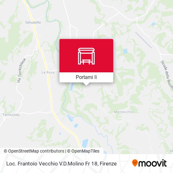 Mappa Loc. Frantoio Vecchio V.D.Molino Fr 18