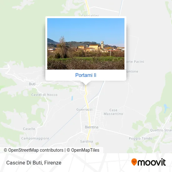 Mappa Cascine Di Buti