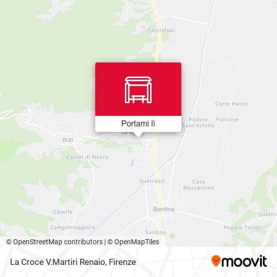 Mappa La Croce V.Martiri Renaio