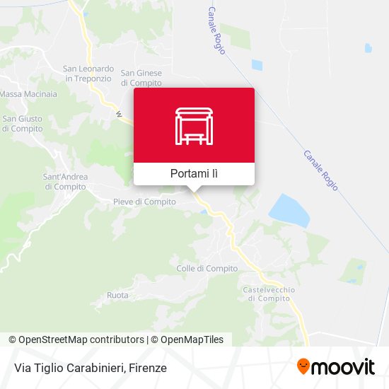 Mappa Via Tiglio Carabinieri
