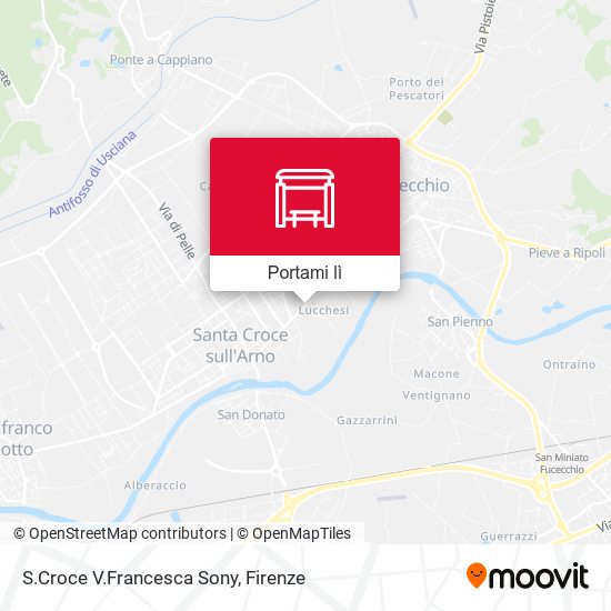 Mappa S.Croce V.Francesca Sony