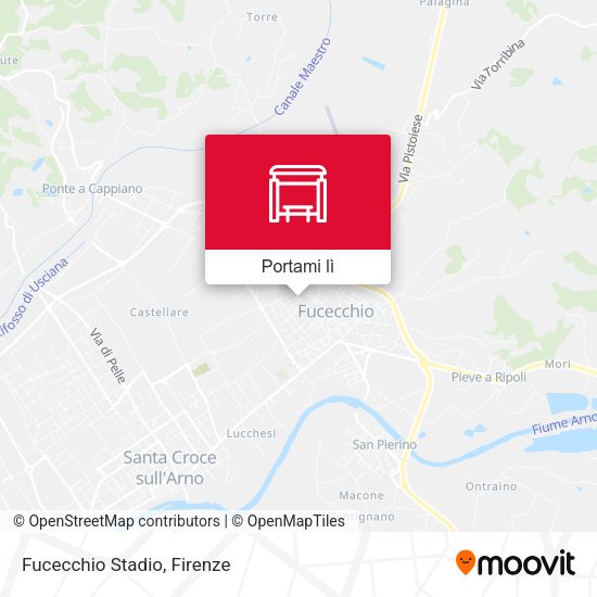 Mappa Fucecchio Stadio