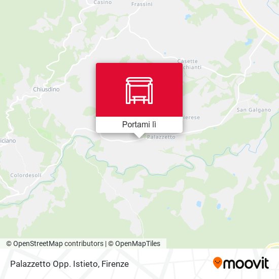 Mappa Palazzetto Opp. Istieto