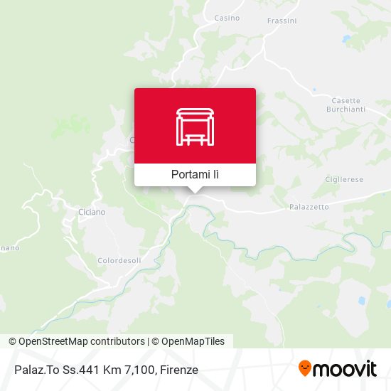 Mappa Palaz.To Ss.441 Km 7,100