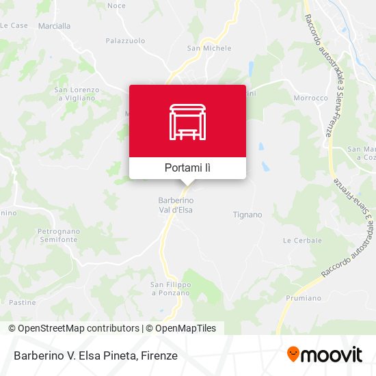Mappa Barberino V. Elsa Pineta