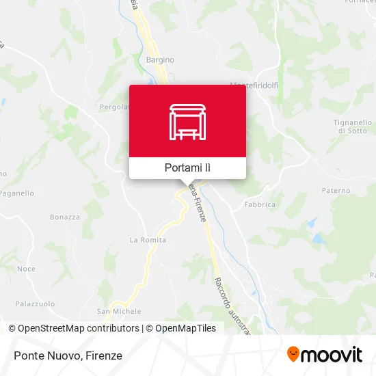 Mappa Ponte Nuovo