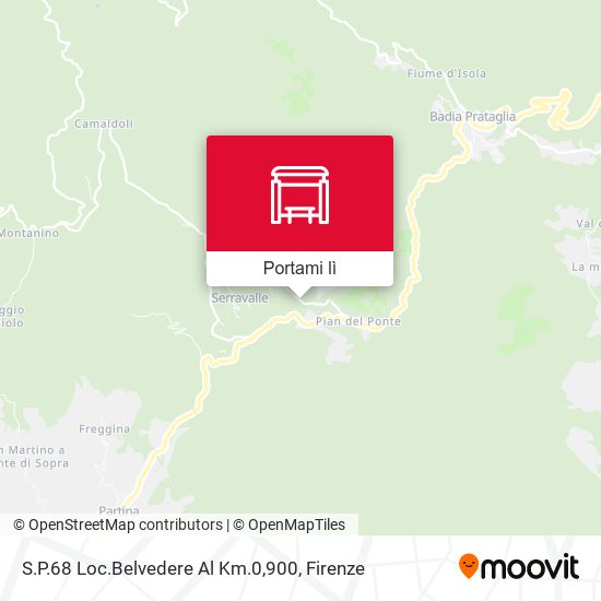 Mappa S.P.68 Loc.Belvedere Al Km.0,900