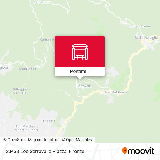 Mappa S.P.68 Loc.Serravalle Piazza