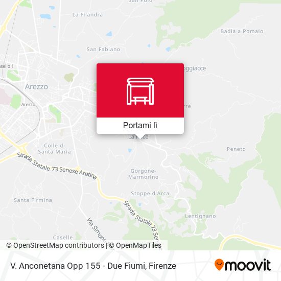 Mappa V. Anconetana Opp 155 - Due Fiumi