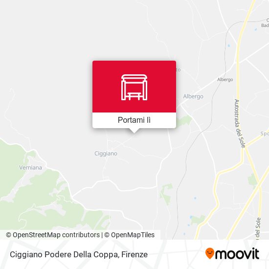 Mappa Ciggiano Podere Della Coppa