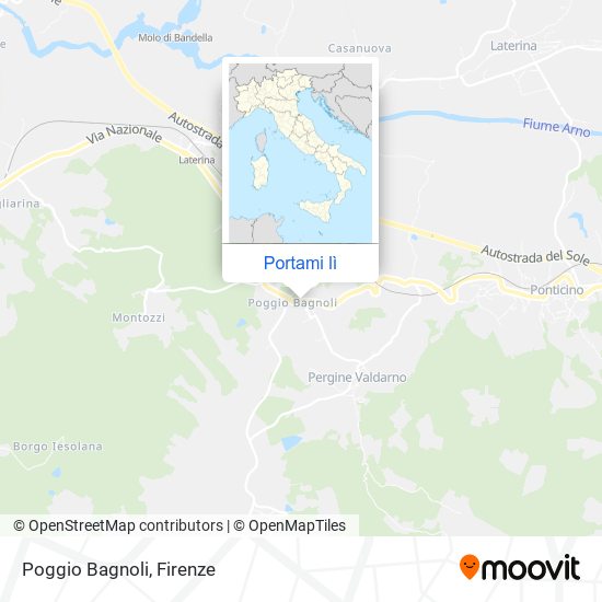 Mappa Poggio Bagnoli