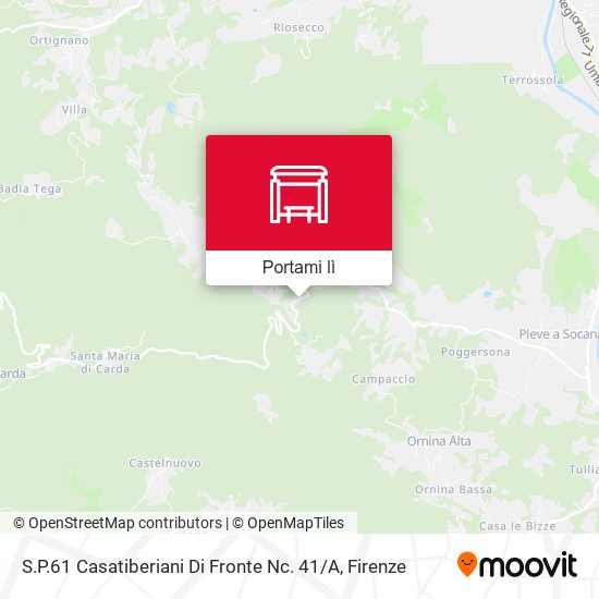 Mappa S.P.61 Casatiberiani Di Fronte Nc. 41 / A