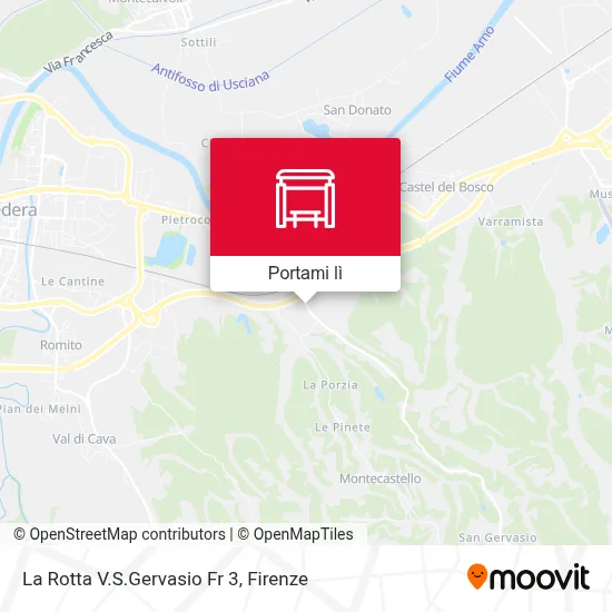 Mappa La Rotta V.S.Gervasio Fr 3