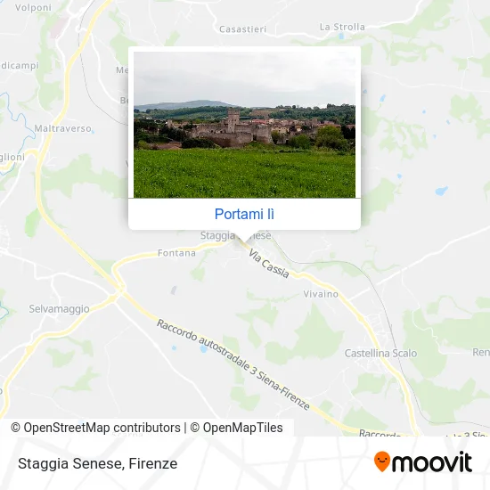 Mappa Staggia Senese