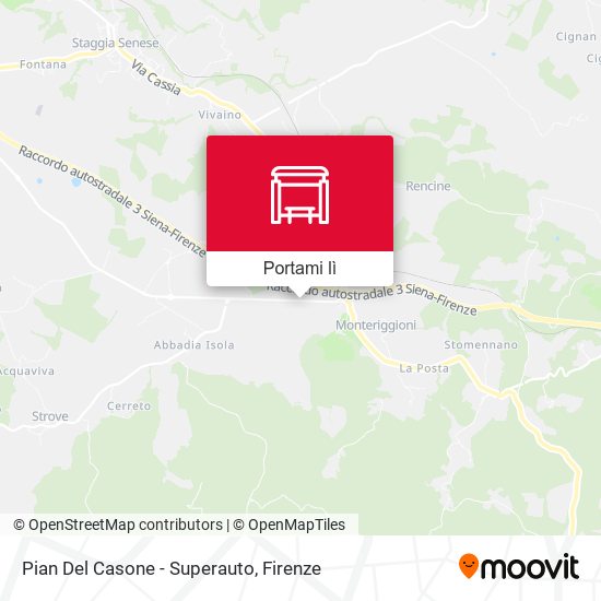 Mappa Pian Del Casone - Superauto