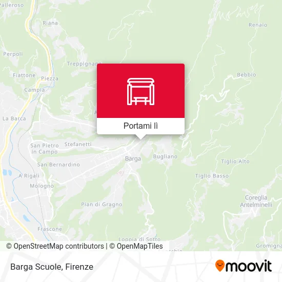 Mappa Barga Scuole