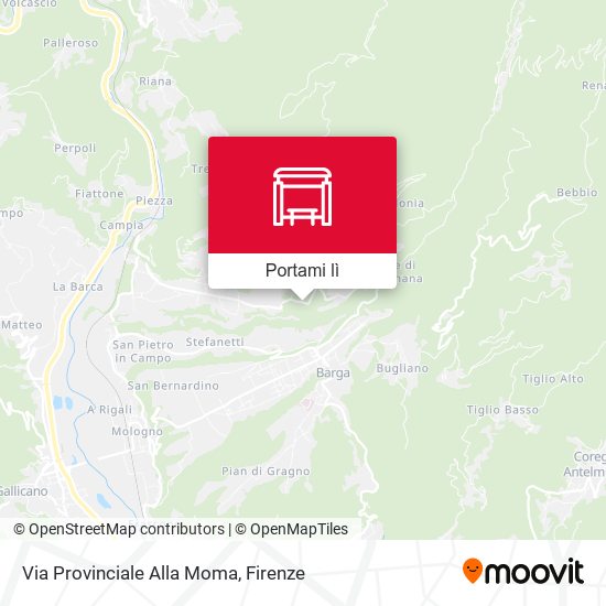 Mappa Via Provinciale Alla Moma