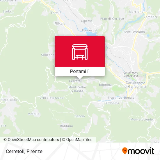 Mappa Cerretoli
