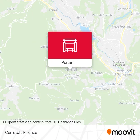 Mappa Cerretoli