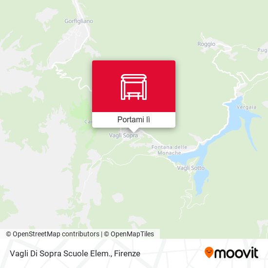 Mappa Vagli Di Sopra Scuole Elem.
