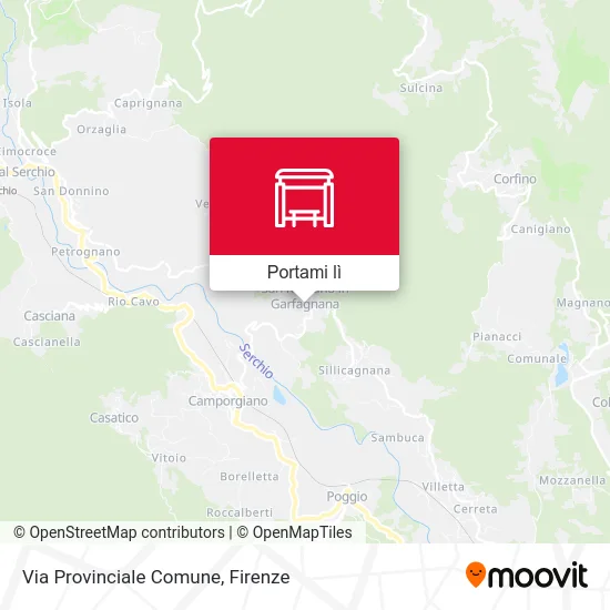 Mappa Via Provinciale Comune