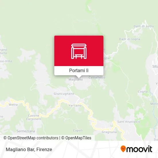 Mappa Magliano Bar
