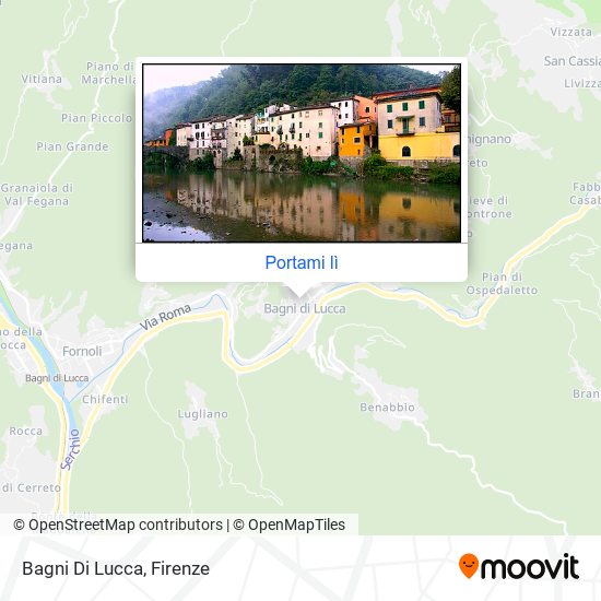 Mappa Bagni Di Lucca
