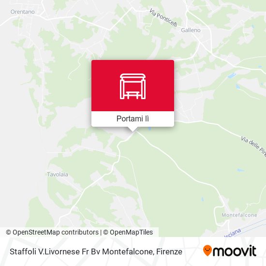 Mappa Staffoli V.Livornese Fr Bv Montefalcone