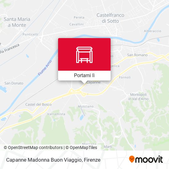 Mappa Capanne Madonna Buon Viaggio