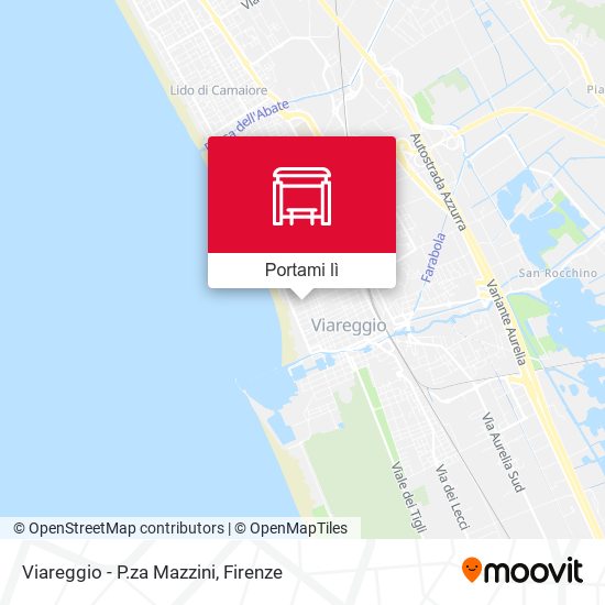 Mappa Viareggio - P.za Mazzini