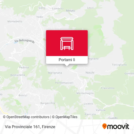 Mappa Via Provinciale 161