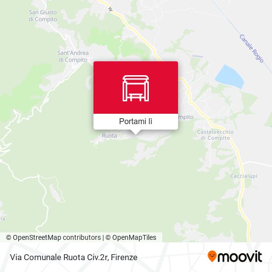 Mappa Via Comunale Ruota Civ.2r