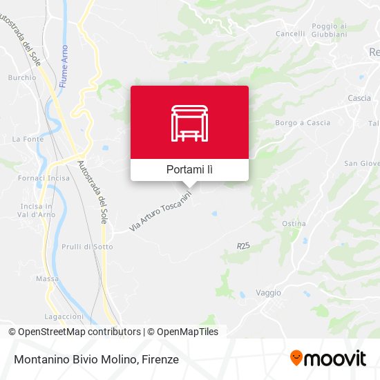 Mappa Montanino Bivio Molino