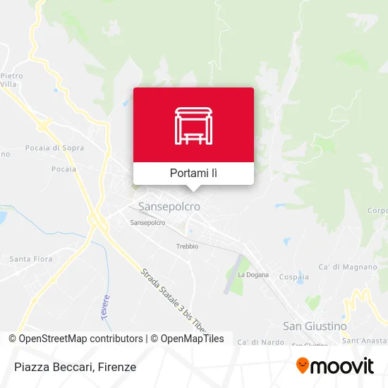 Mappa Piazza Beccari