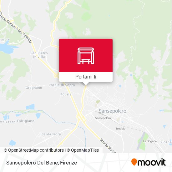 Mappa Sansepolcro Del Bene