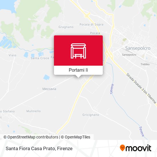 Mappa Santa Fiora Casa Prato
