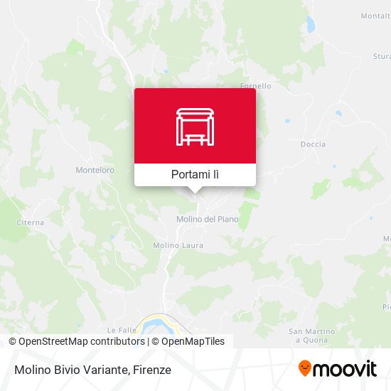Mappa Molino Bivio Variante